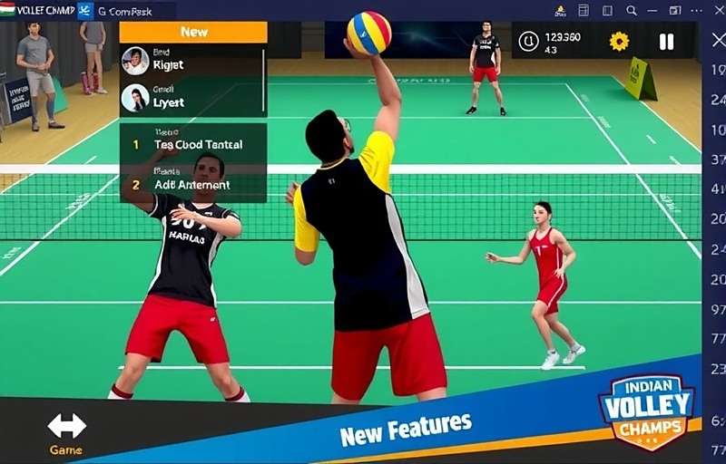 Indian Volley Champs Future Update Preview showing new features and gameplay